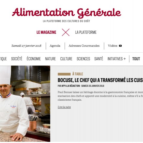 Alimentation Générale