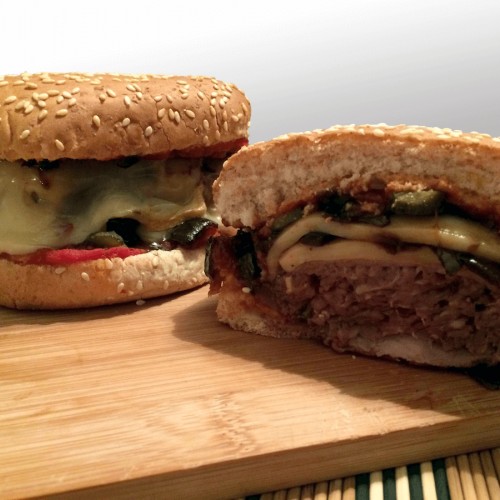 Burger steak raclette (P&#039;tit Frenchie)