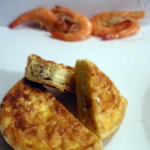 Quiche crevettes curry