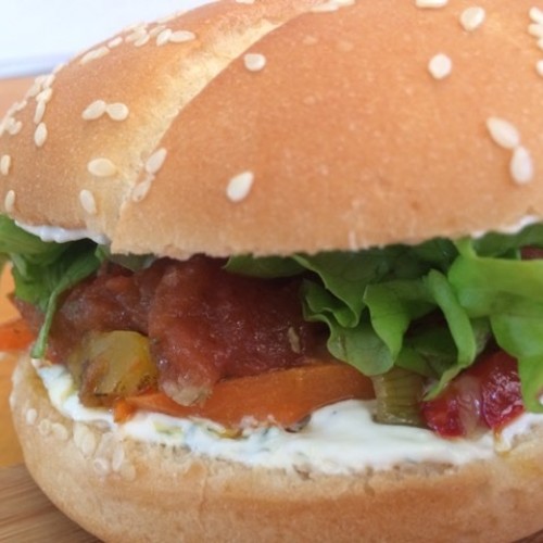 Burger végétarien mix légumes cruts cuits (Végé à Table)