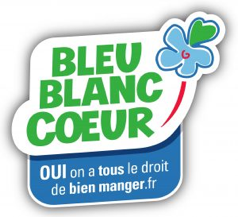 Logo bleu blanc coeur