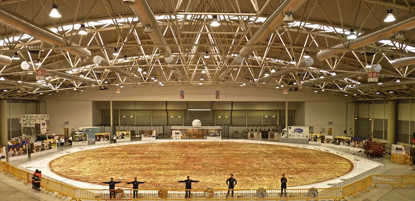 Plus grande pizza du monde